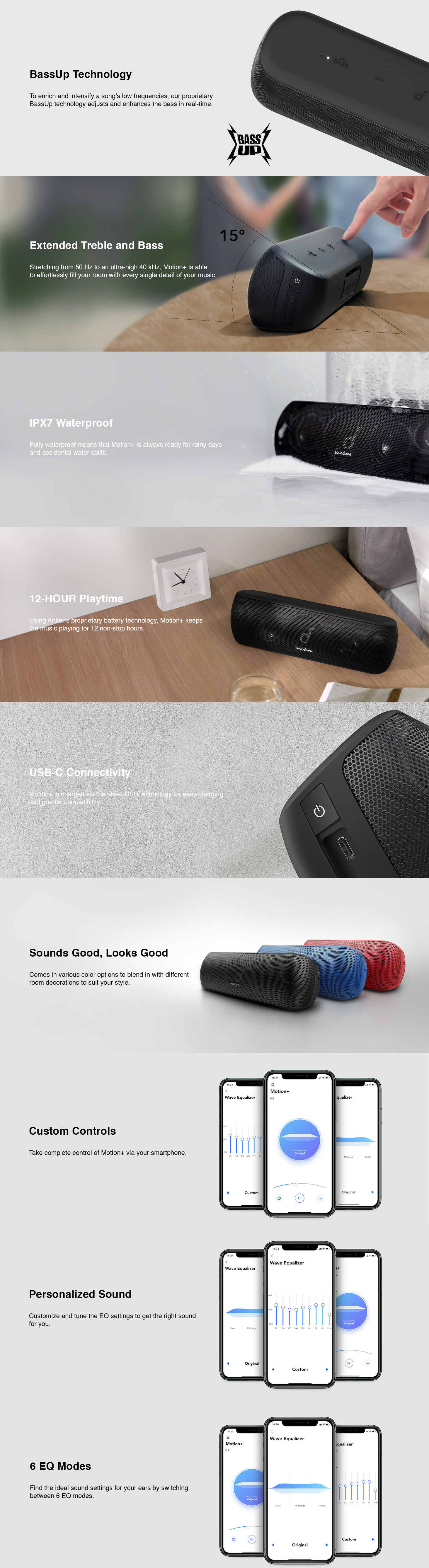 Soundcore Motion+ Bluetooth Speaker A3116 Catalog 2