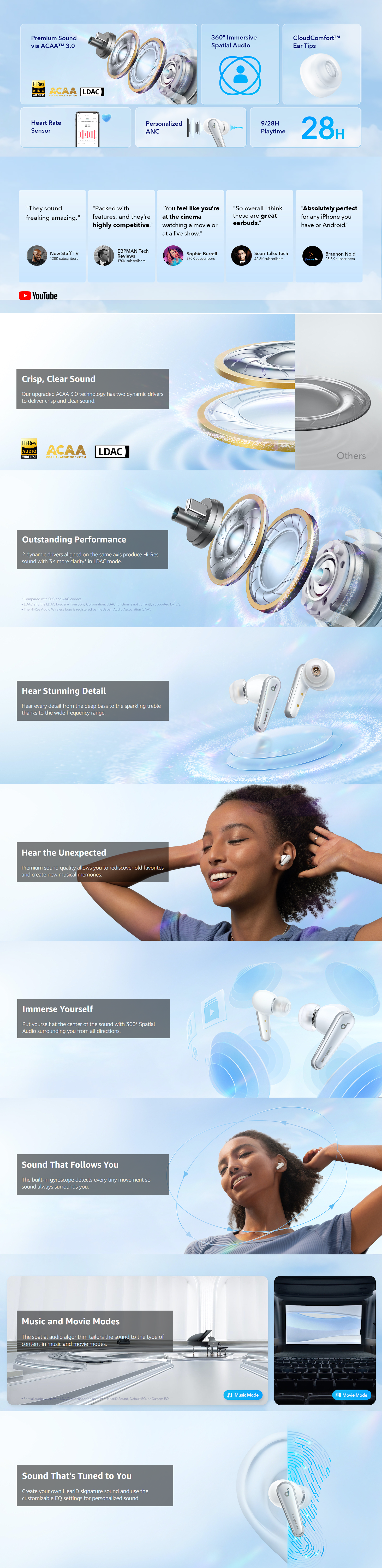 Soundcore Liberty 4 Bluetooth Earbuds A3953 Katalog1