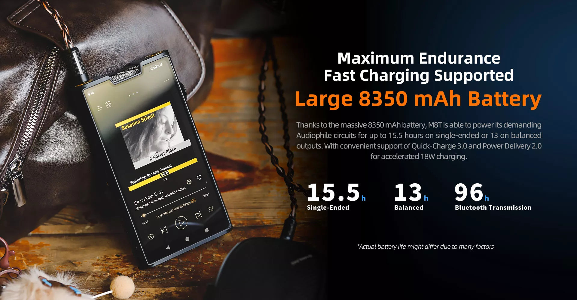 Shanling M8T Flagship Digital Audio Player with Built in Tubes