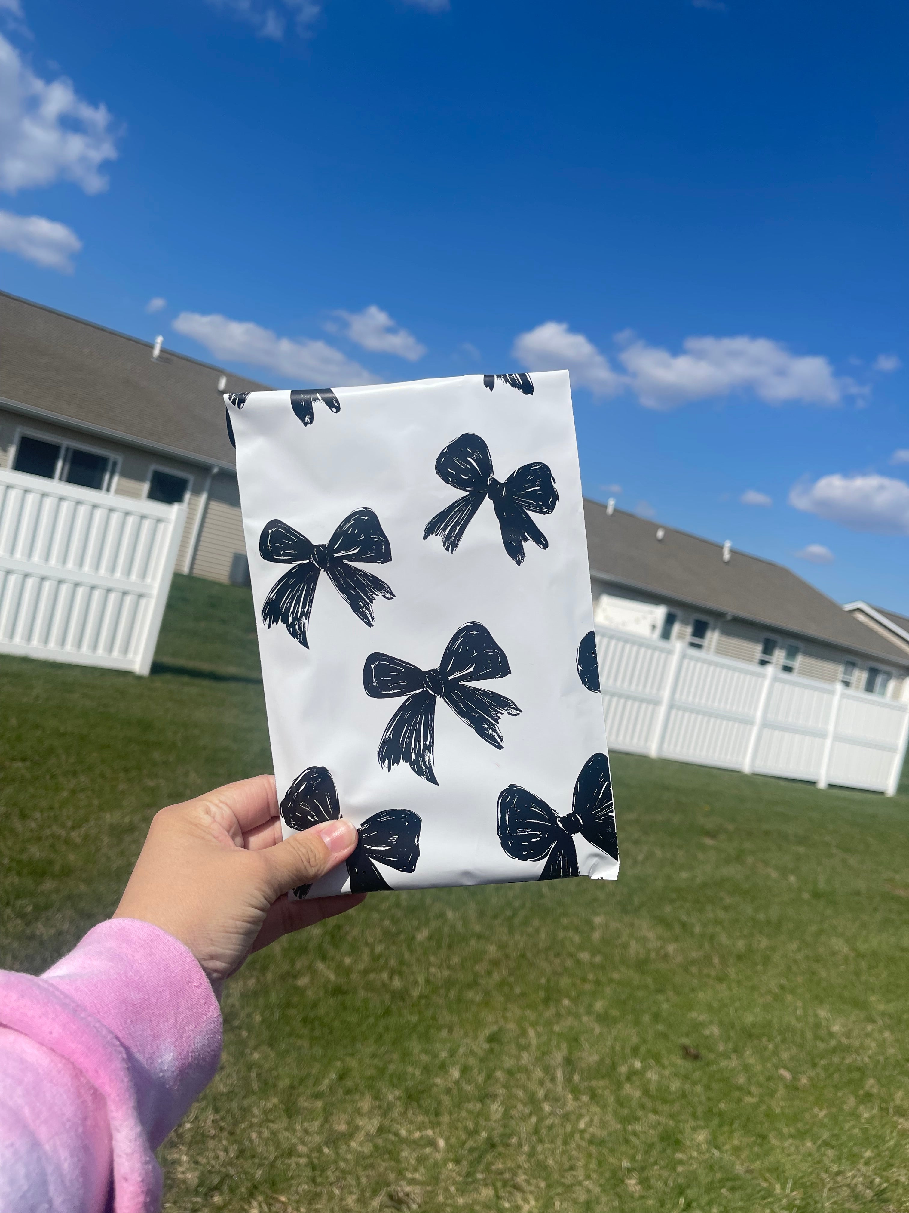 6x9 Midnight Bows Poly Mailer