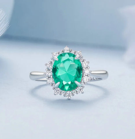 Luxury Light Green Ring-AstersJewelry