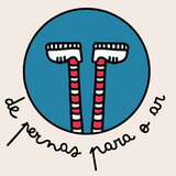 logotipo De Pernas Para o Ar