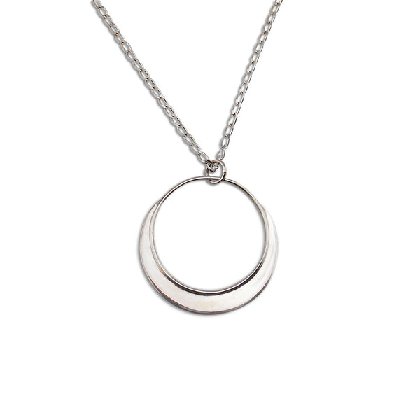 Modern Circular Pendant Necklace – By E Artisan Jewelry