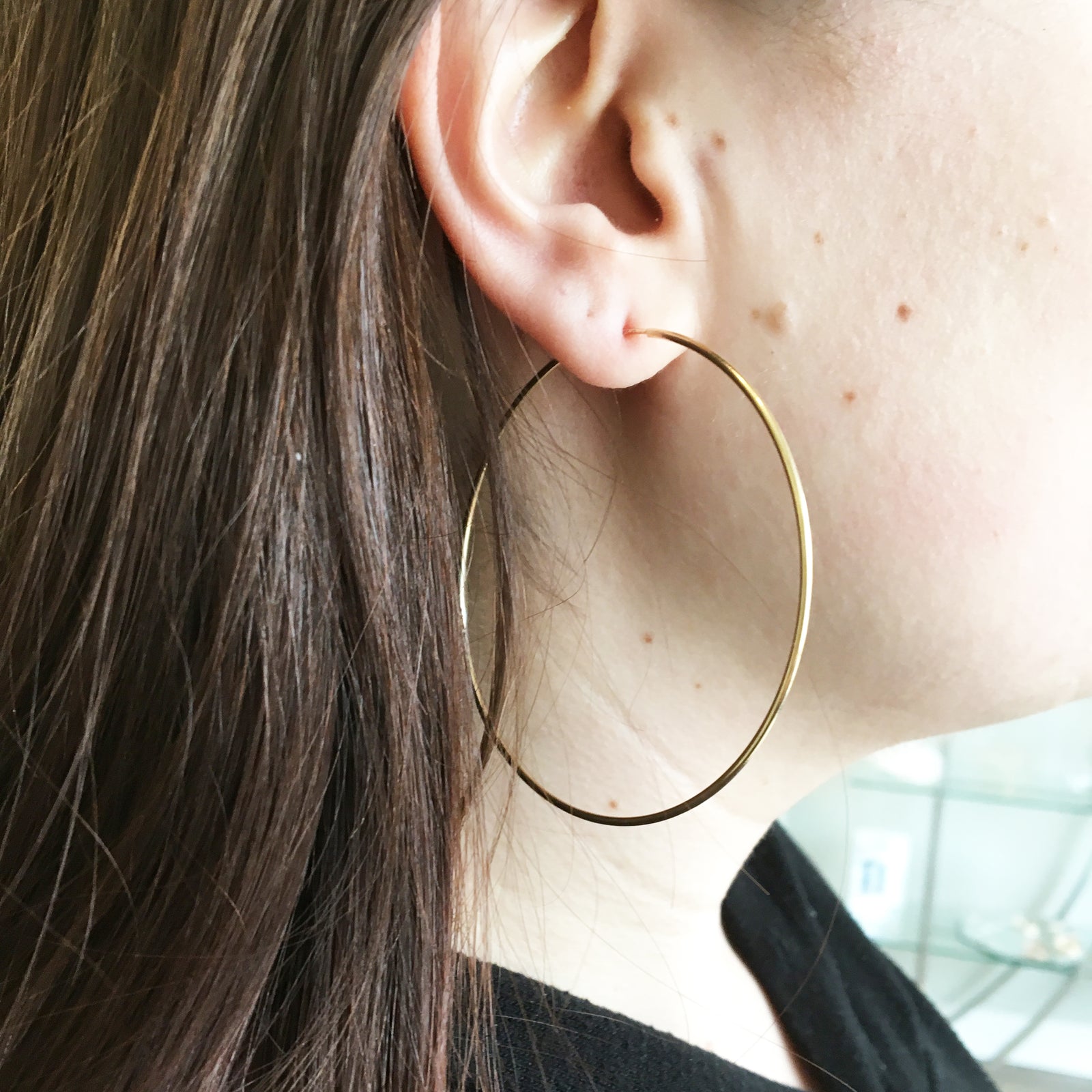 Wave Hoops Earrings - Luxury S00 Gold