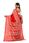 Blended Silk Kantha Stitch Saree (0566)