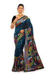 Festival Kantha Stitch Saree