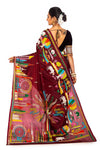 Glamorous Kantha Stitch Partywear Saree