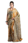 Trendy Hand Thread Gujrati Work Saree