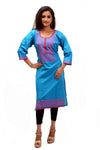 Stylist Gujrati stitch Cotton Kurti