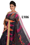 Trendy Linen Handloom Saree