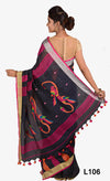 Trendy Linen Handloom Saree