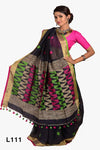 Trendy Linen Handloom Sari