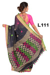 Trendy Linen Handloom Sari