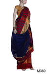 Ethnic Maheshwari Silk-Cotton Sari