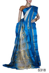 Exclusive Dual-color Handloom Tant Saree