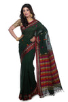 Moss Green Cotton Sarees