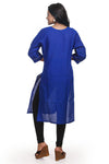 Pure Hand Stitch Design Cotton Kurti