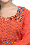 Designer Kantha Stitch Cotton Kurti for regular use