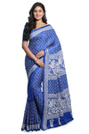 Hand Embroidery Kantha Stitch Saree for Women