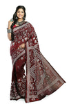 Hand Embroidery Kantha Stitch Saree for Women