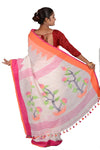 Trendy Linen Handloom Saree's