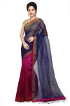 Pure Matka-Resham Silk Bi-Colour Saree