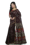 Elegance Redefined: Women in Black Organic Saree