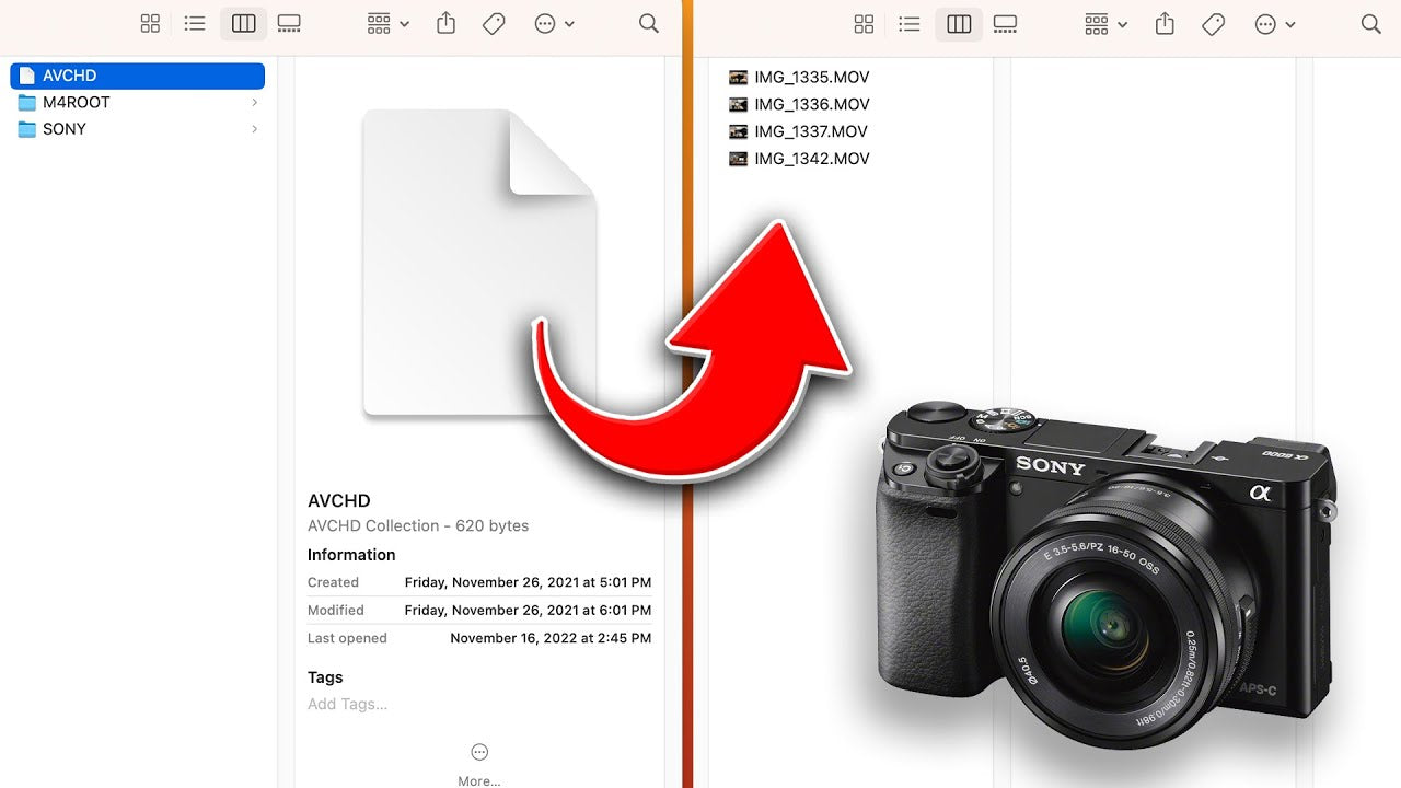 How To Import Videos From a Sony Camera To Computer (How to Open AVCHD Folder)