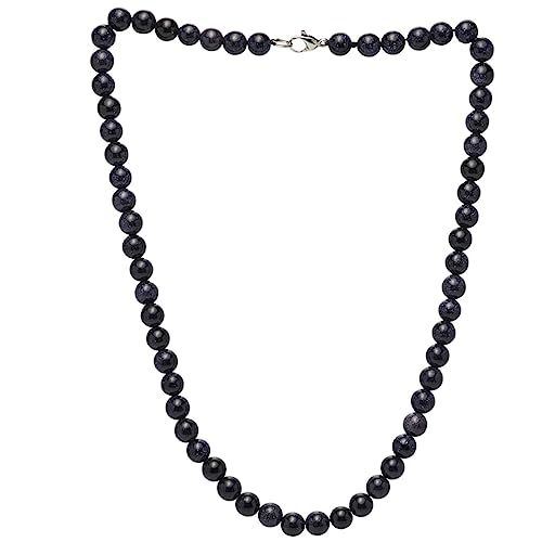 Handmade Men's 8mm Natural Gemstones Beaded Necklace | Various Gemstones Types - Picture 9 of 16
