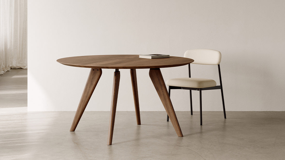 Ronde eettafel Hielke en Maatje stoel