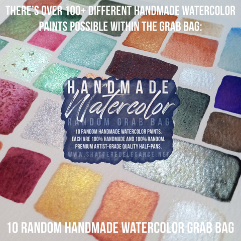 Handmade Watercolor Grab Bag