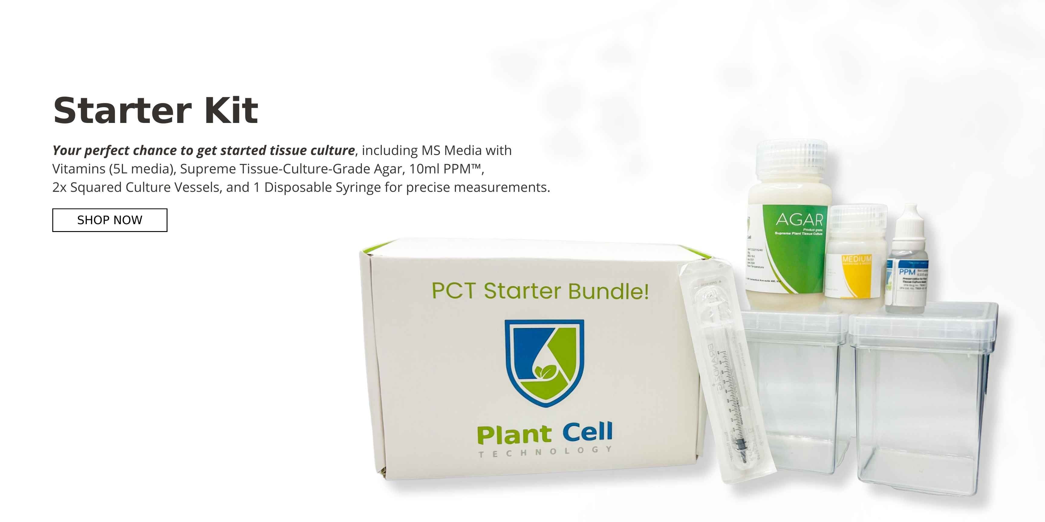 Stater Kits for Plant Tissue Culture