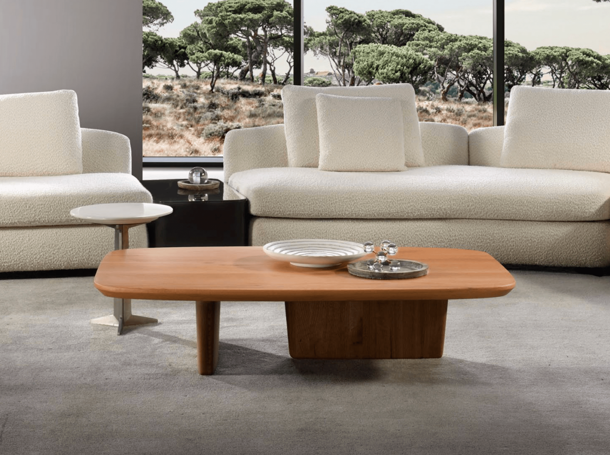 Lynia Solid Wood Coffee Table
