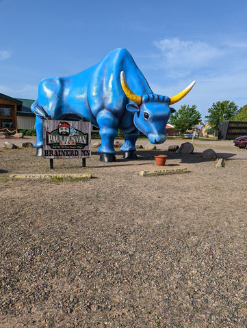 Babe the Blue Ox in Brainerd, Minnesota