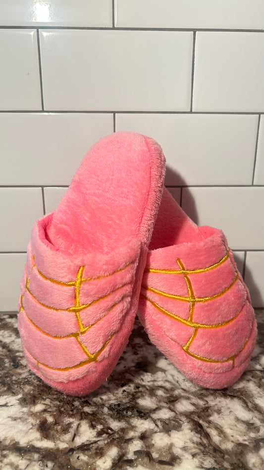 Shoes, Pink Concha Slippers Pantuflas De Conchas Mexicanas Concha Slippers