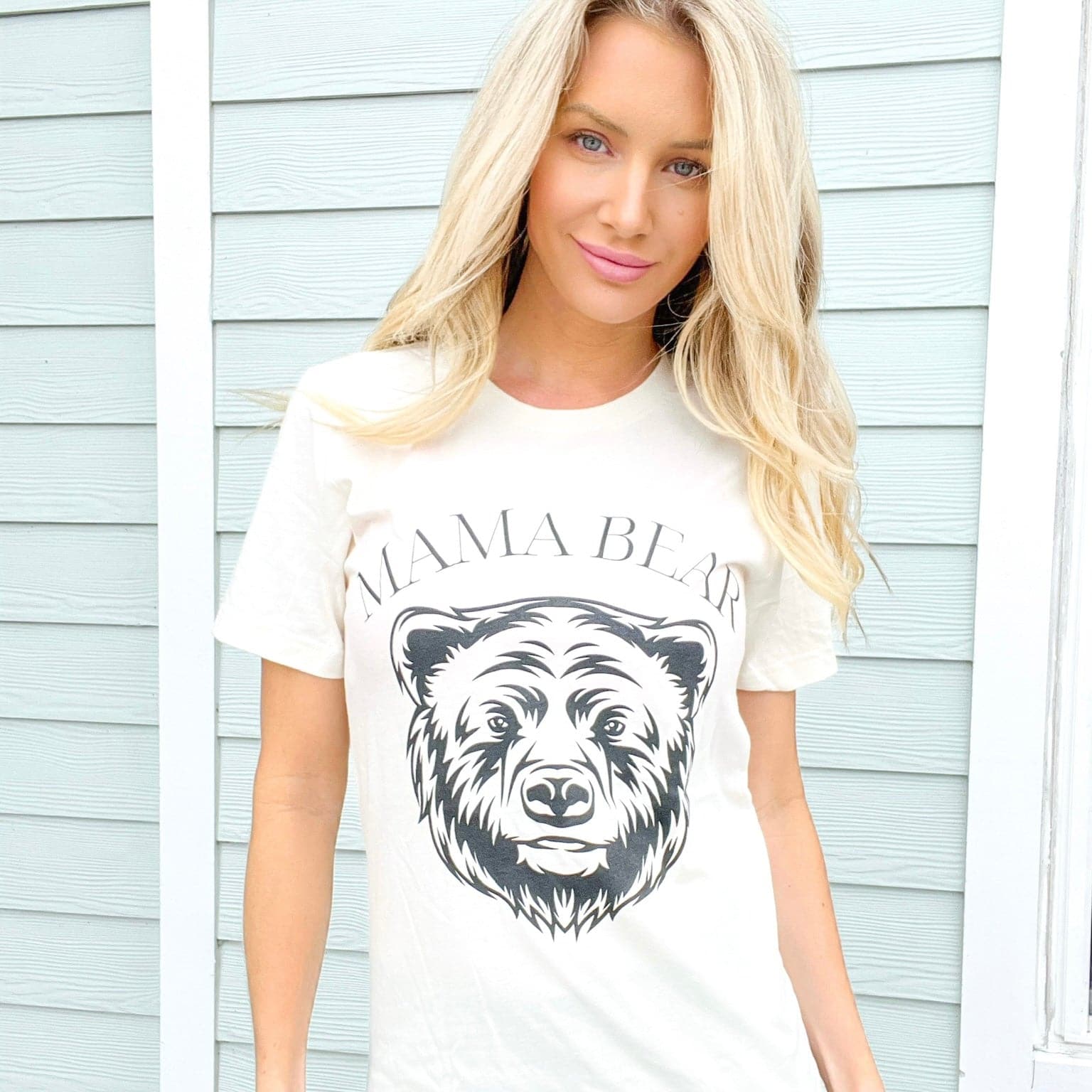 Mama Bear Tee - Natural