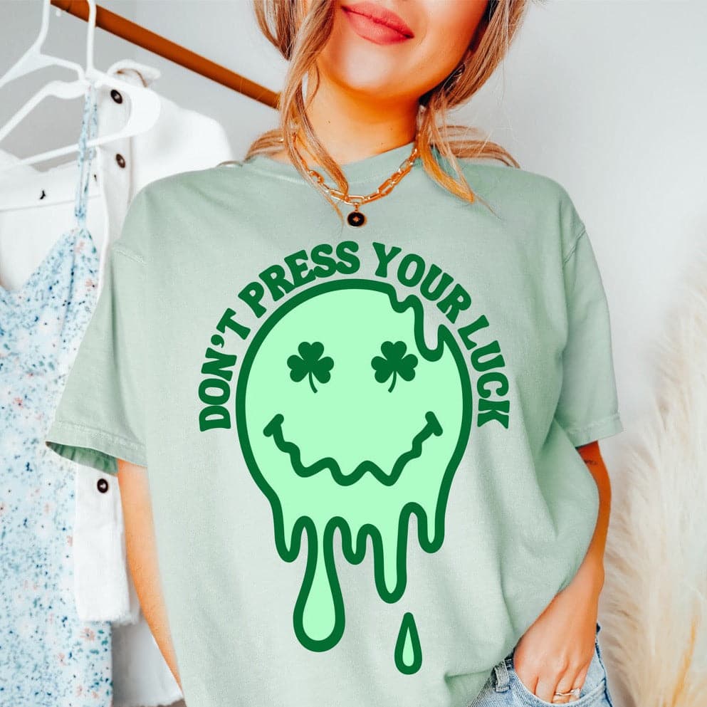 Image of Don't Press Your Luck Tee