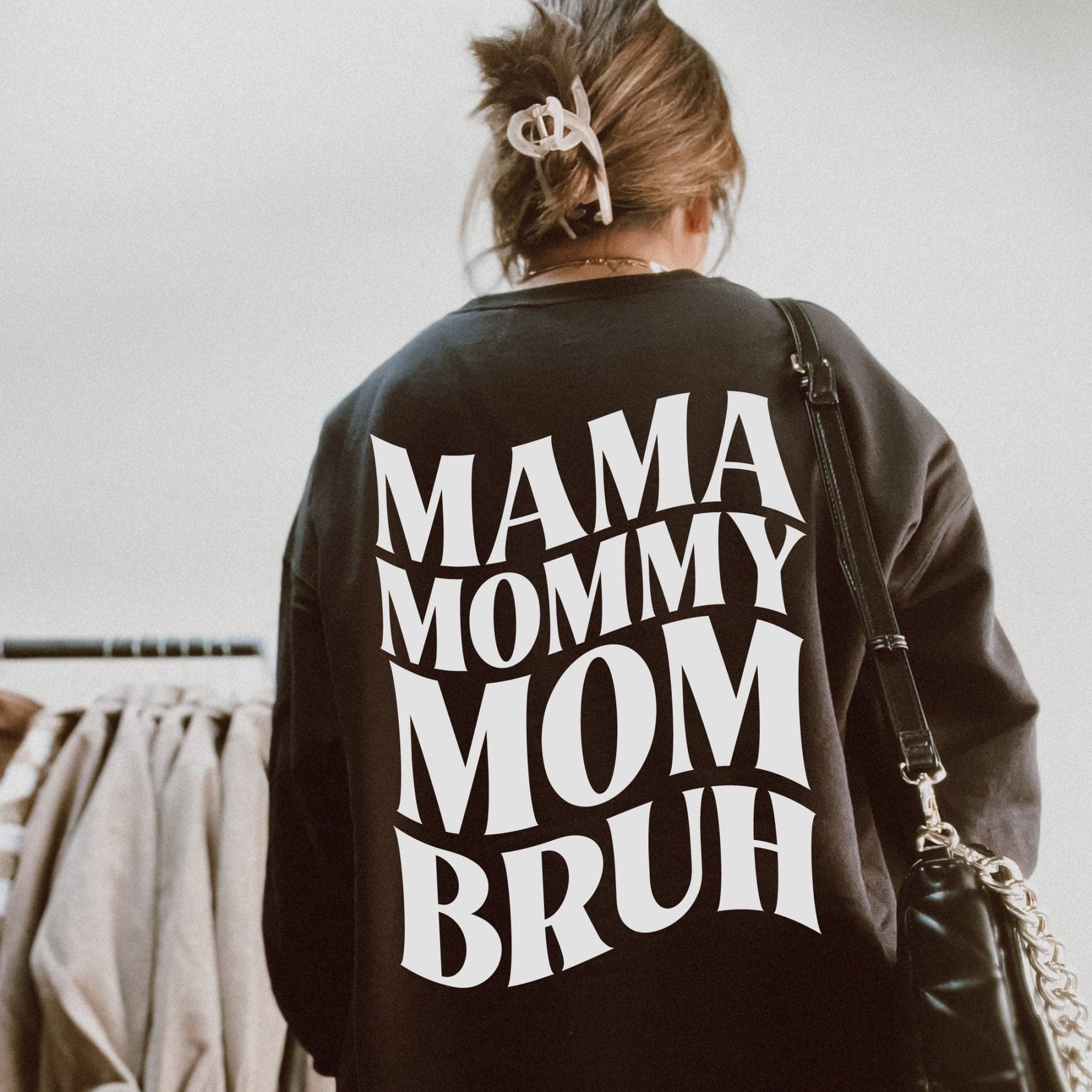 Mama Mommy Mom Bruh Skelly Sweatshirt (PREORDER) - Sweetees product image