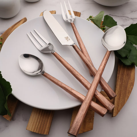 Sundance copper flatware