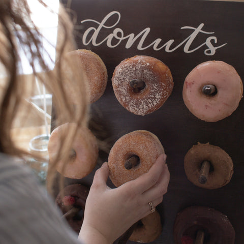 Donut peg board