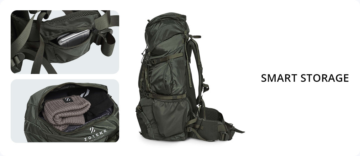 Mochila de trekking 50L de ZOTEKK - ULTIMATE OUTDOOR