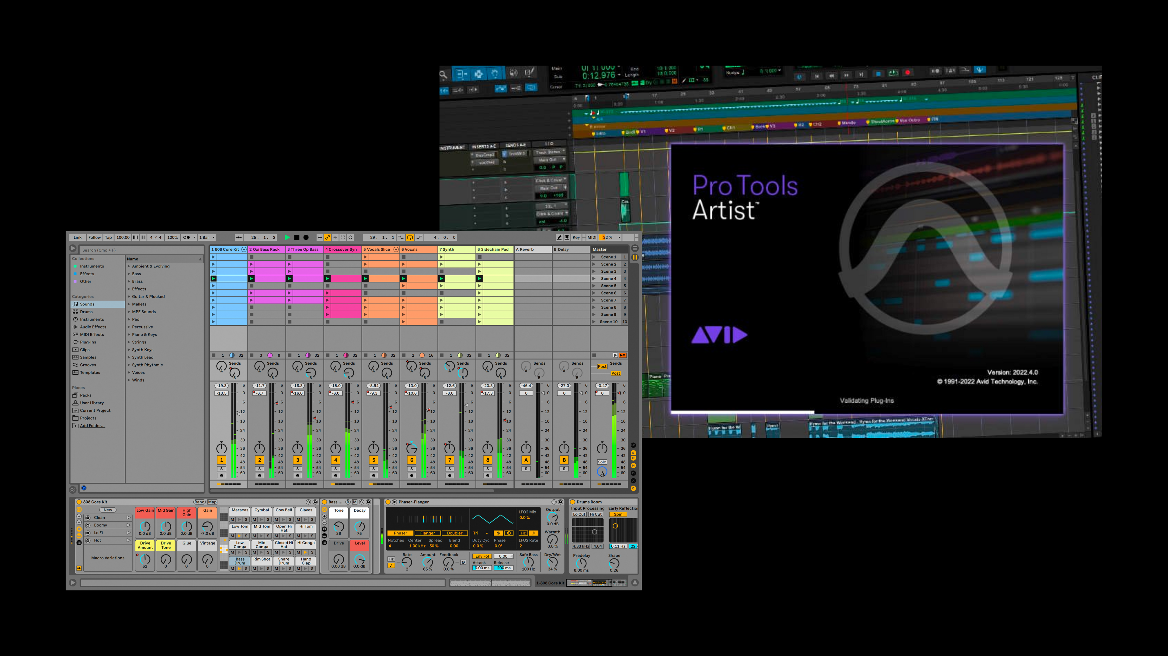 daw logiciels fl studio ableton live lite mpc beats pro tools artist