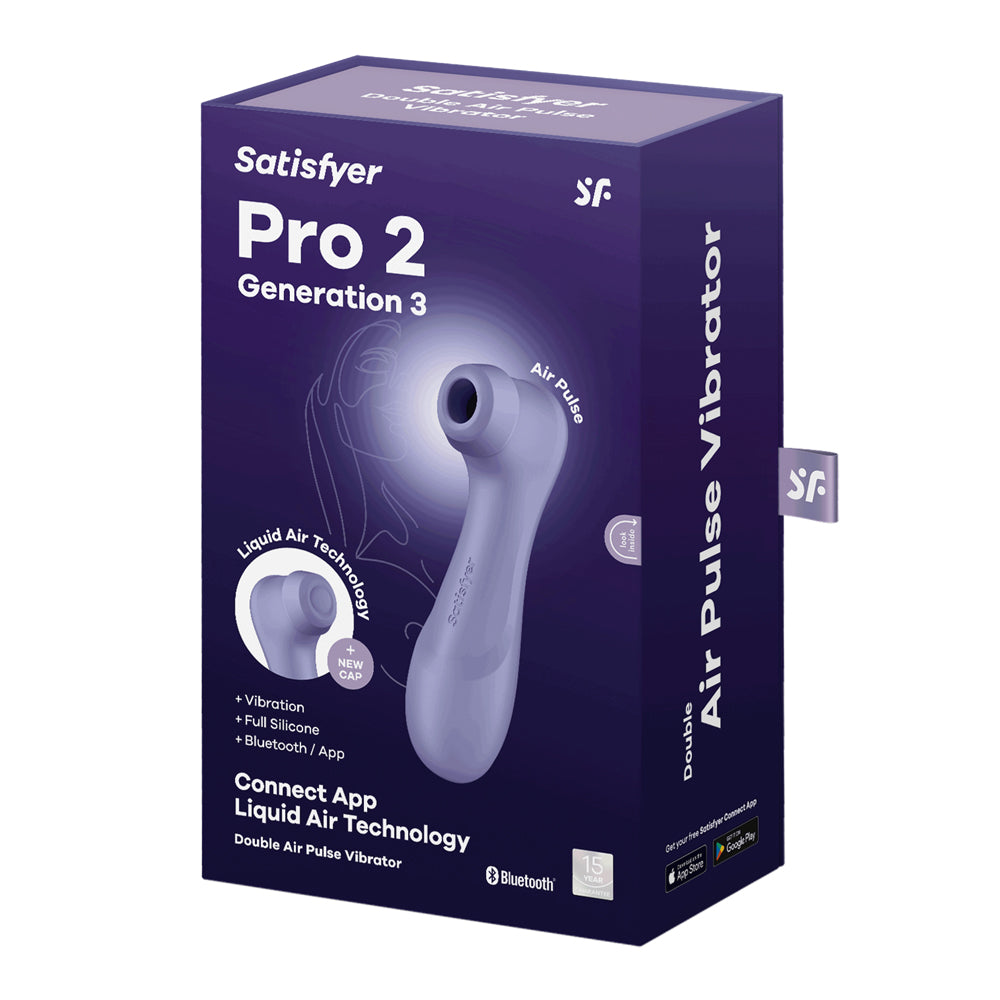 Satsifyer Pro 2 Generation 3 With App Lilac - Sexual Toys Store product image