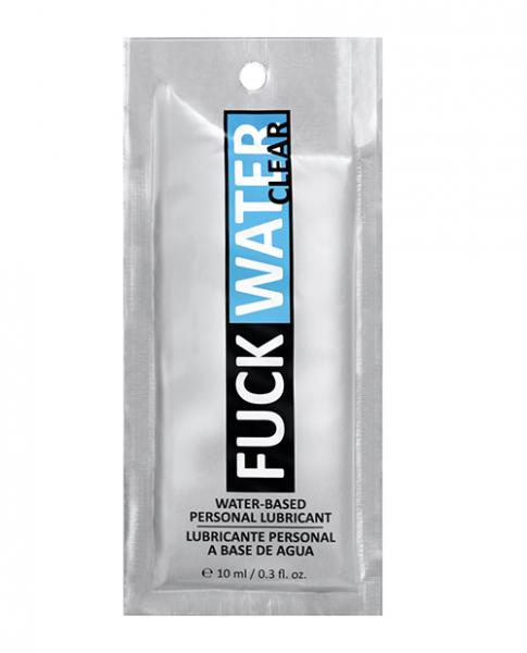 Fuck Water Clear H2O Foil - .3 Oz - Sexual Toys Store product image