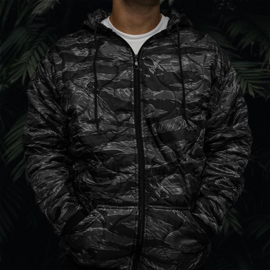 black tiger camo hoodie