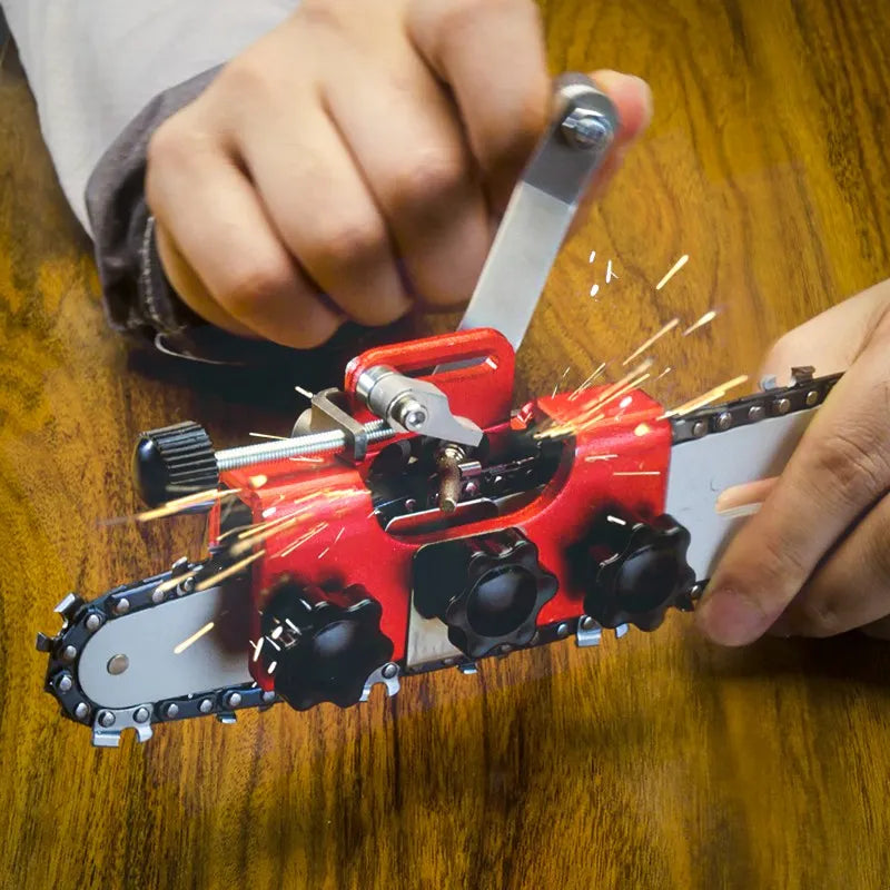 chainsaw chain sharpening jig, Suitable chainsaw grinder tool, For chain and electrical saw