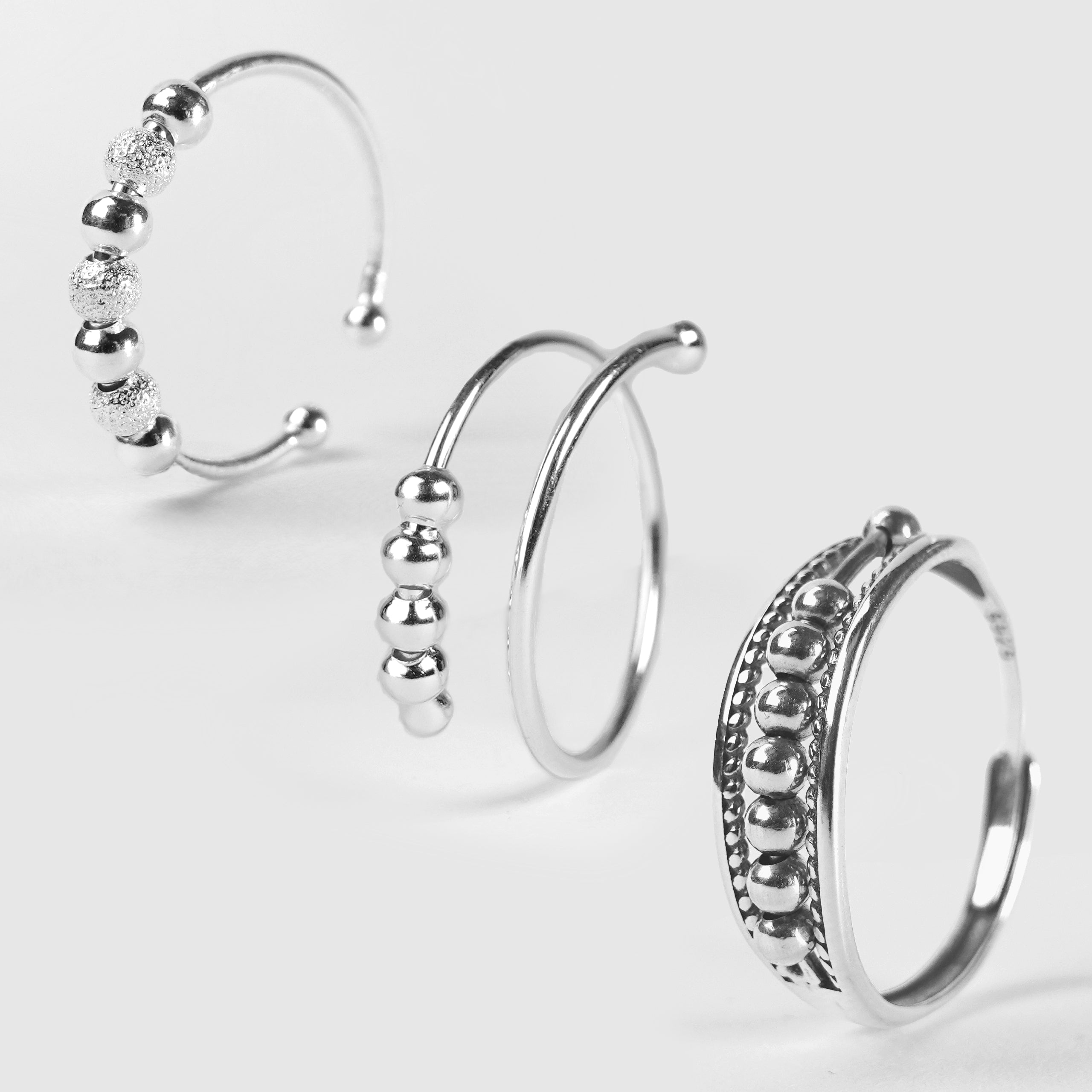 925 Sterling Silver - Amore Paket - Calmy Rings product image