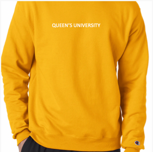pastel yellow champion sweater