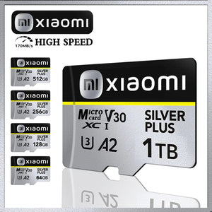 Xiaomi Micro TF SD Card High Speed SD Memory Card 128GB 256GB 512GB 1TB Memory Card TF Cards Class 10 For Computer Phone PC - Inovax
