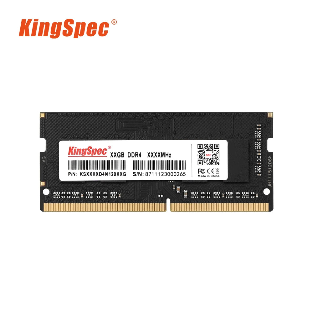 KingSpec Memoria Ram DDR4 8GB 16GB 32GB 2666 3200 RAM for Laptop Notebook Memoria RAM DDR4 1.2V Laptop RAM